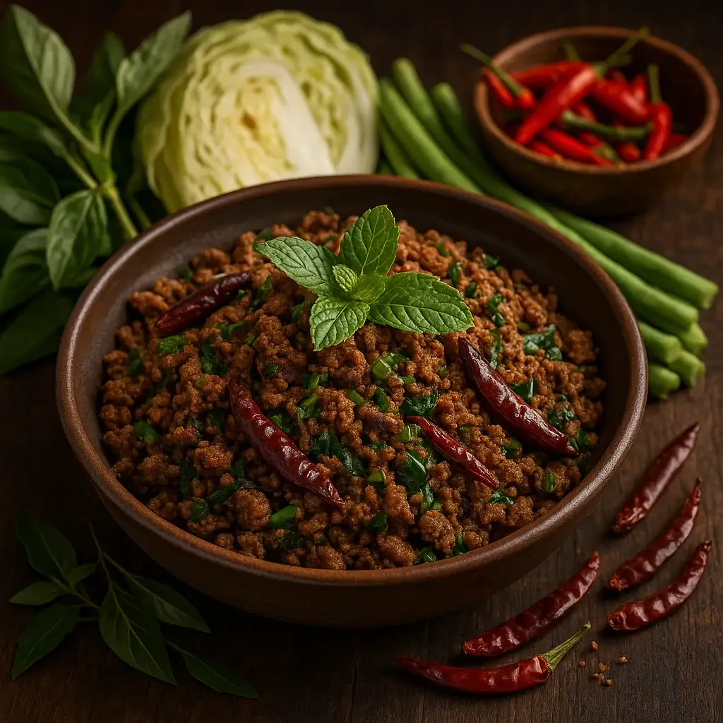 Larb Authentic Thai Salad Recipe